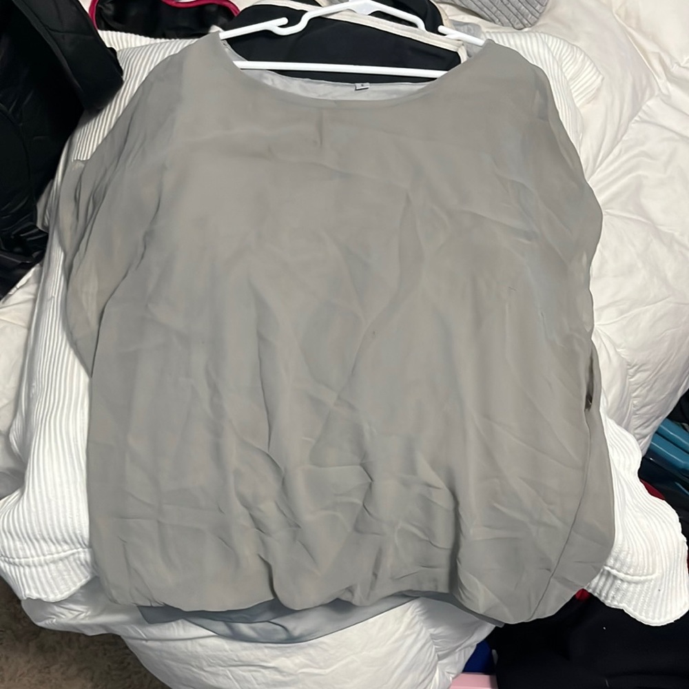 grey dress shirt